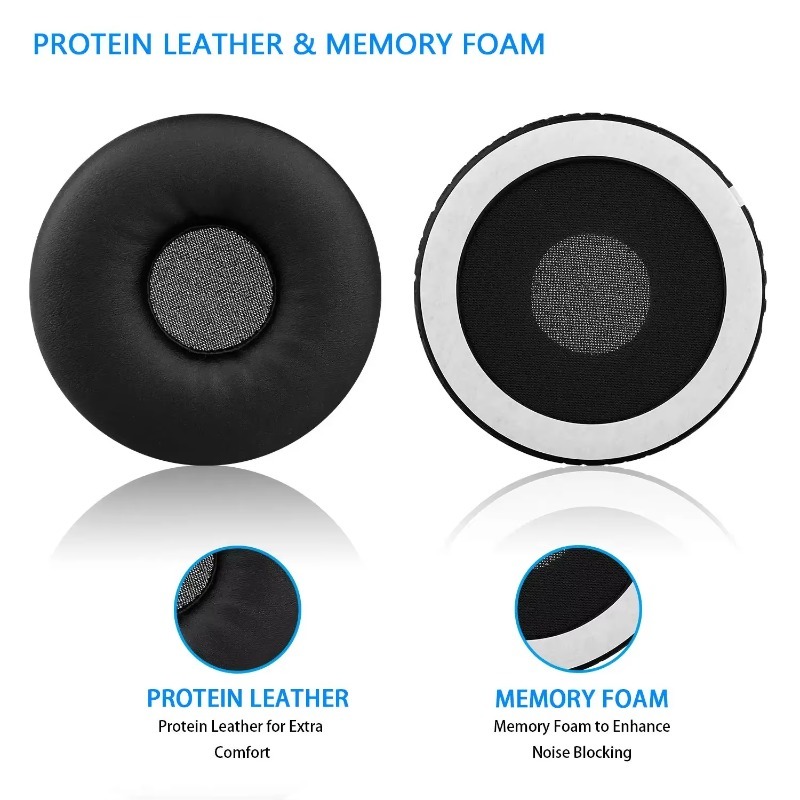 Bluetooth Headset On Ear - Bantalan Telinga Busa Pengganti untuk Headphone