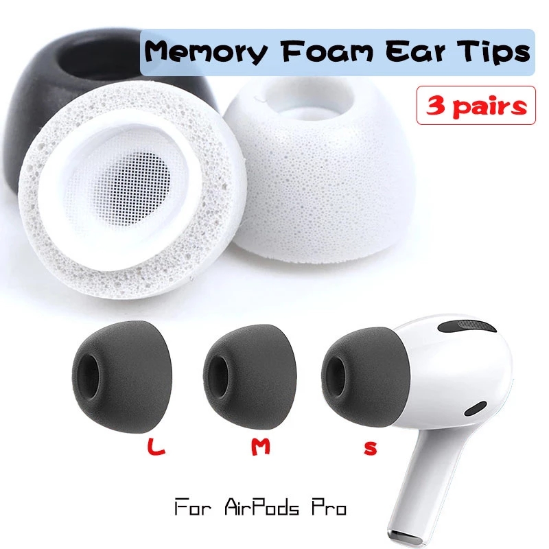 Earphone Foam Tip - AirPods Pro Tips Telinga Tips Busa