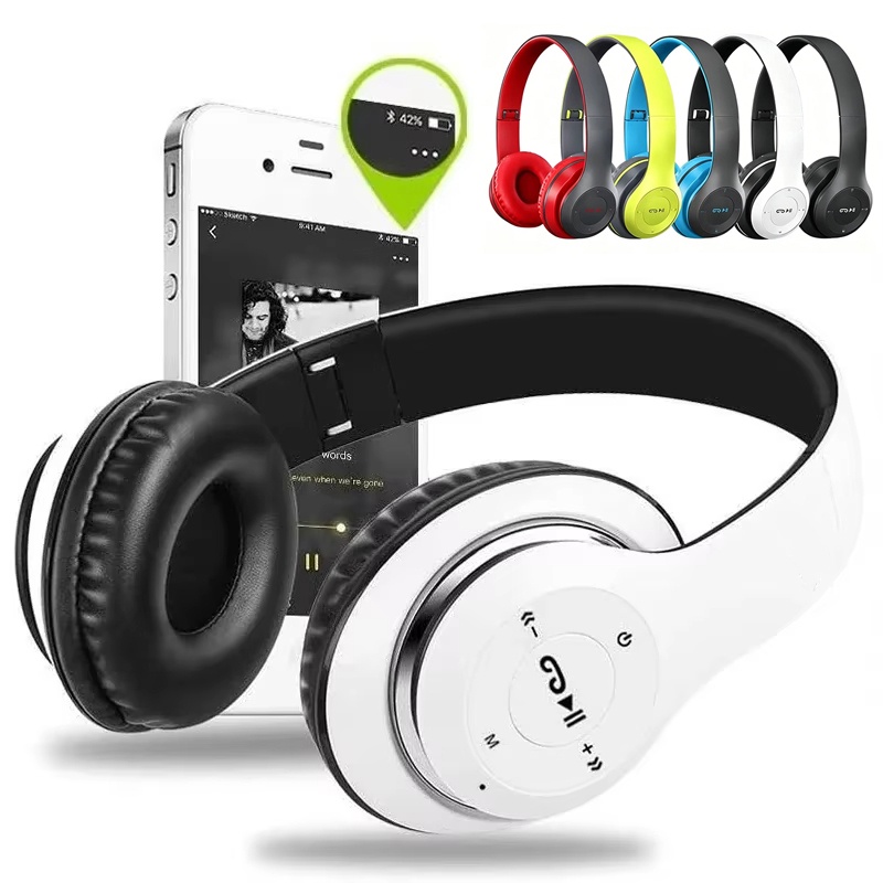 Bluetooth Headset On Ear - TWS Headphone Bluetooth Nirkabel Headset Stereo