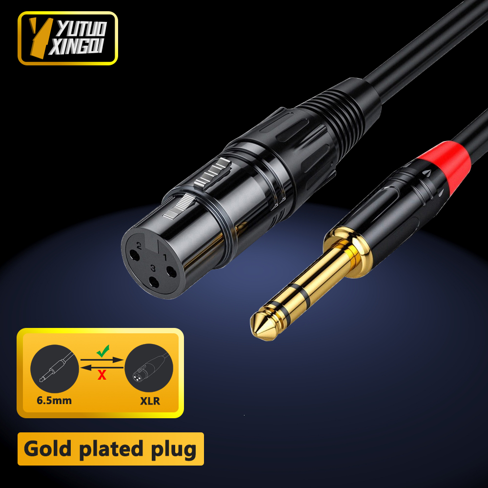 Audio Splitter Y - Kabel Audio Wanita Audio 6.5Mm Ke