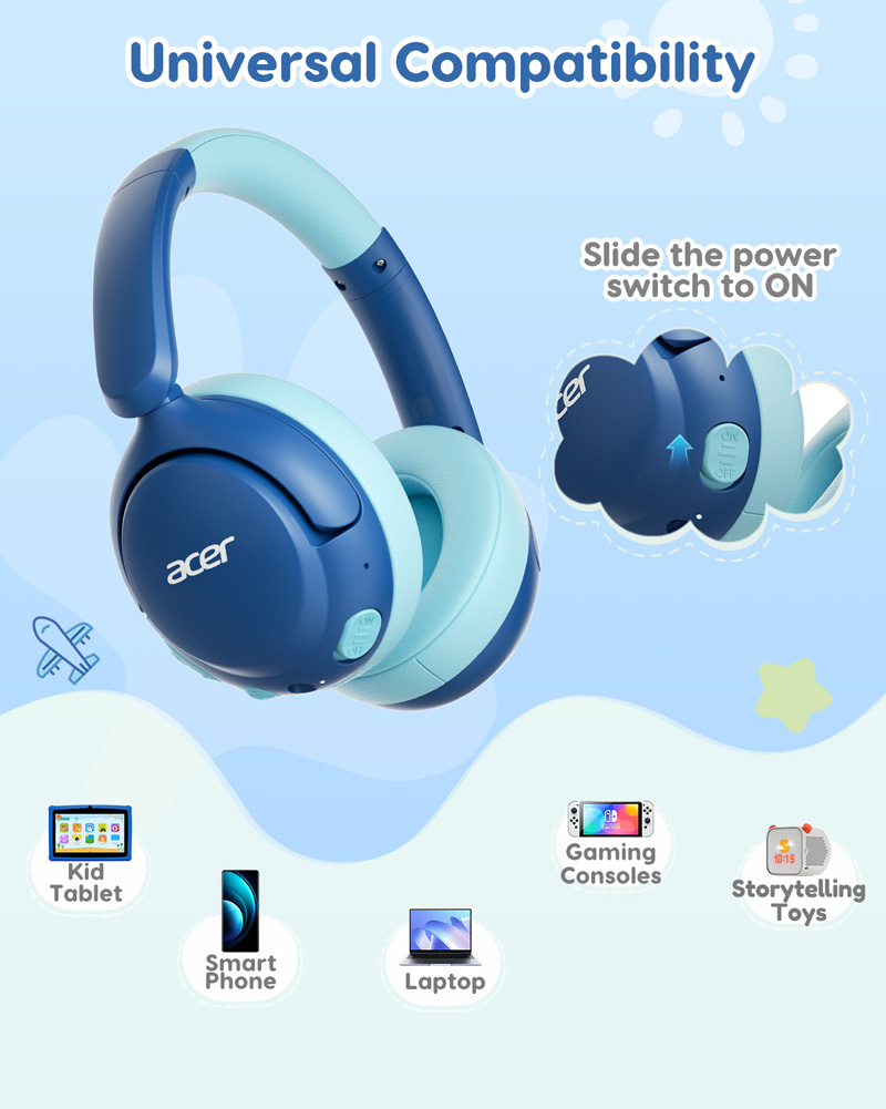 Acer OHR725 Headphone Bluetoot - Gaming Headset Rgb ulasan dan harga