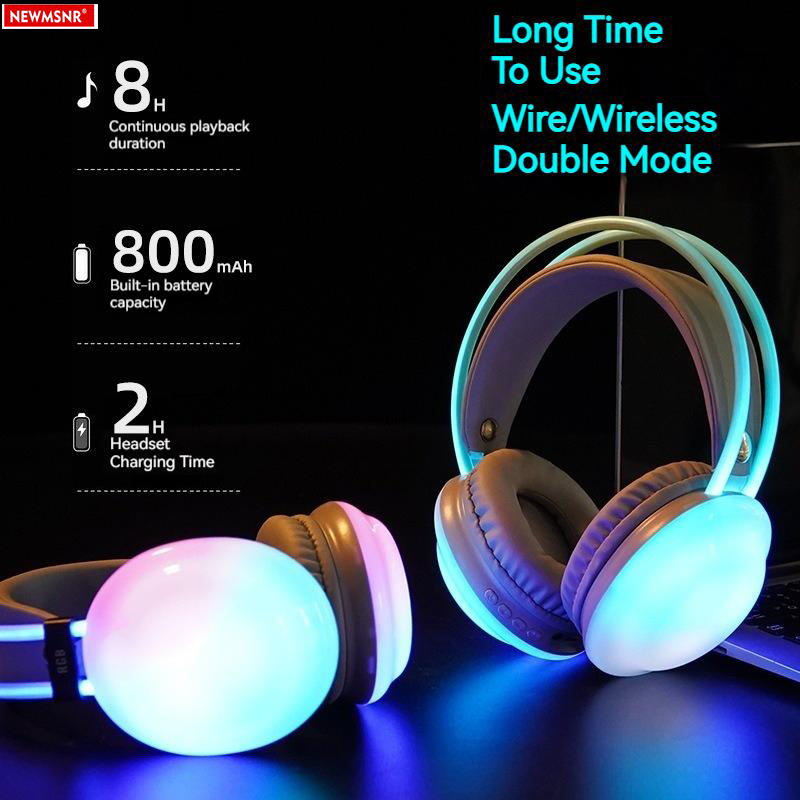 Headphone Bluetooth Lampu Warn - Gaming Headset Rgb ulasan dan harga