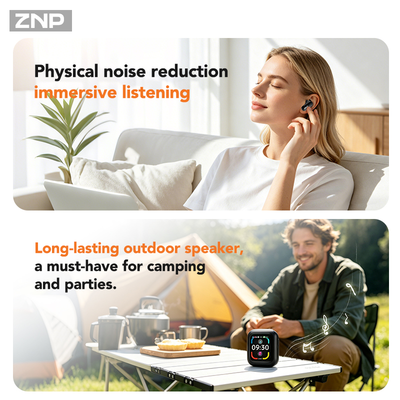 ZNP N04, Earbud Nirkabel TWS d - Earbuds Charging Case ulasan dan harga