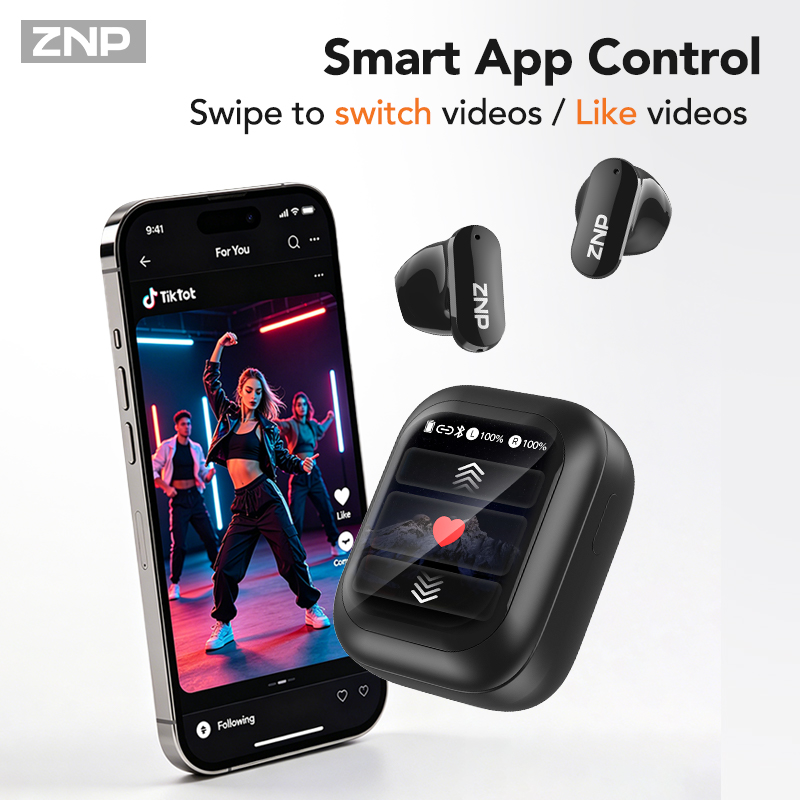 ZNP N04, Earbud Nirkabel TWS d - Earbuds Charging Case ulasan dan harga