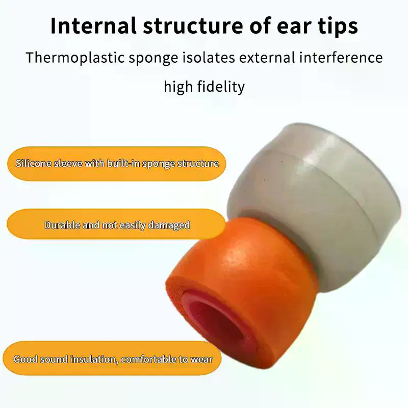 Sepasang Earphone Busa Memori  - Earphone Foam Tip ulasan dan harga
