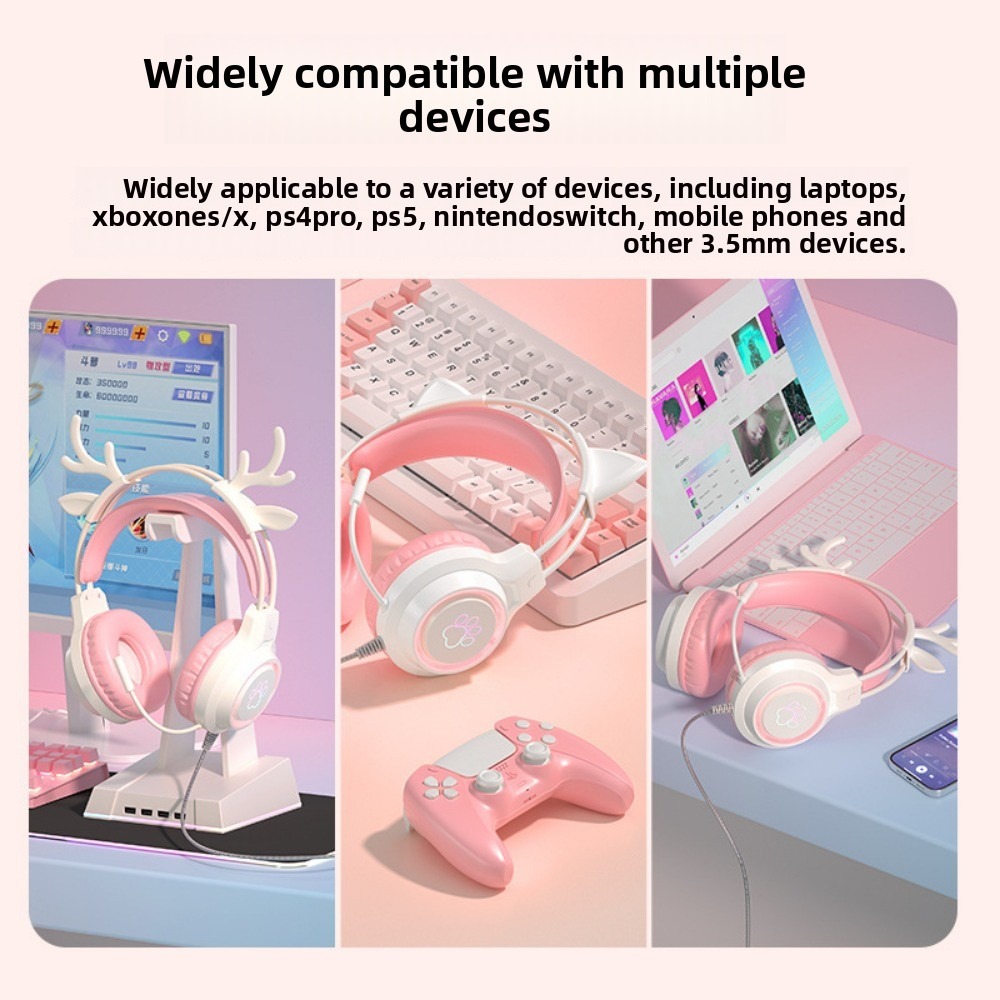 Earphone Gaming RGB dengan Mik - Gaming Headset Rgb ulasan dan harga